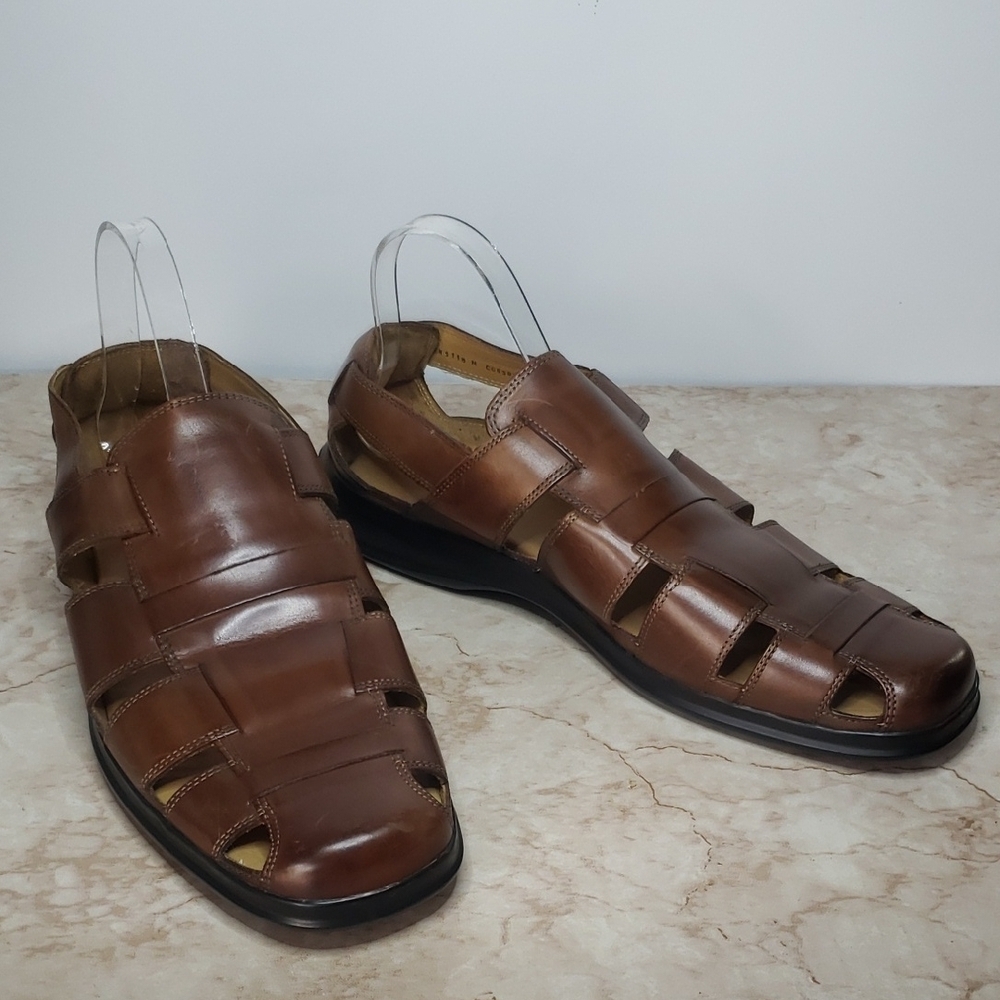 Men's Brown Leather Sandals 11.5